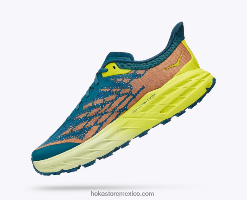 hombres Hoka cabra rápida 5 62T0RT604 coral azul/onagra