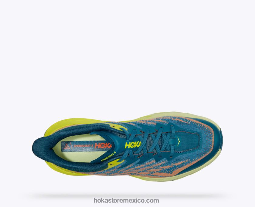 hombres Hoka cabra rápida 5 62T0RT604 coral azul/onagra