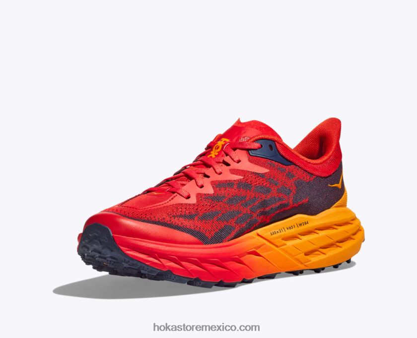 hombres Hoka cabra rápida 5 62T0RT605 fiesta/amarillo radiante