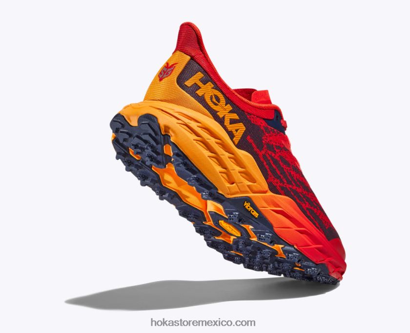 hombres Hoka cabra rápida 5 62T0RT605 fiesta/amarillo radiante