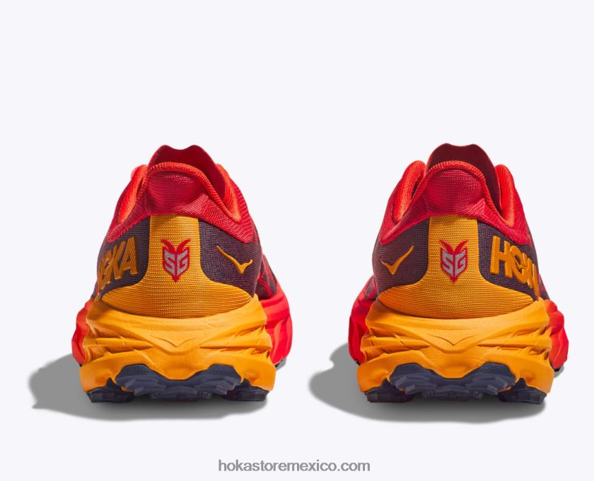 hombres Hoka cabra rápida 5 62T0RT605 fiesta/amarillo radiante