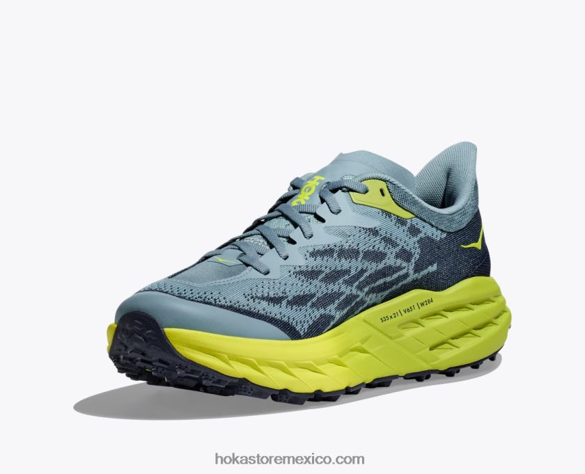 hombres Hoka cabra rápida 5 62T0RT606 azul piedra/cidra oscuro