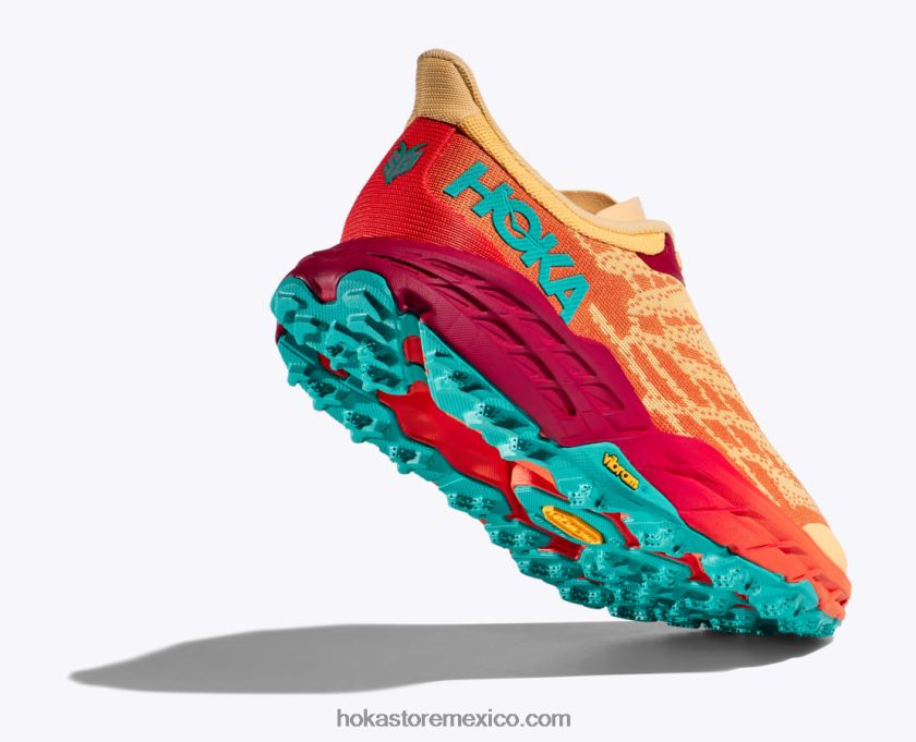 hombres Hoka cabra rápida 5 62T0RT610 fiesta/amarillo radiante