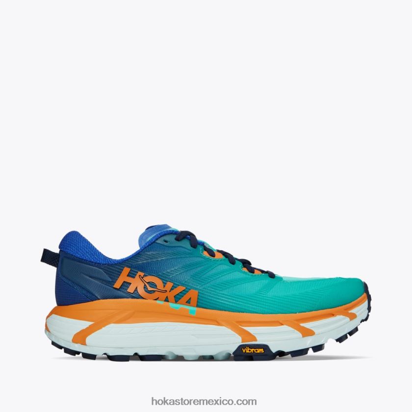 hombres Hoka mafate velocidad 3 62T0RT515 azul deslumbrante/sol del desierto
