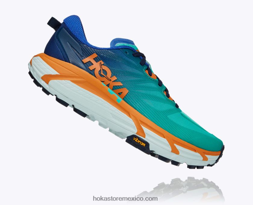 hombres Hoka mafate velocidad 3 62T0RT515 azul deslumbrante/sol del desierto