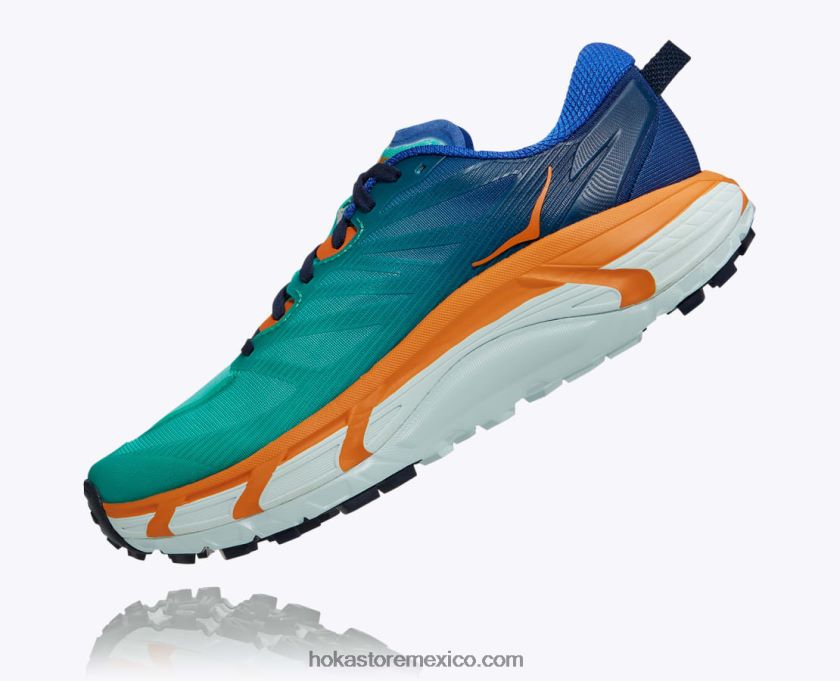 hombres Hoka mafate velocidad 3 62T0RT515 azul deslumbrante/sol del desierto