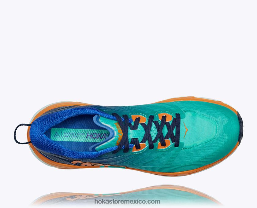 hombres Hoka mafate velocidad 3 62T0RT515 azul deslumbrante/sol del desierto