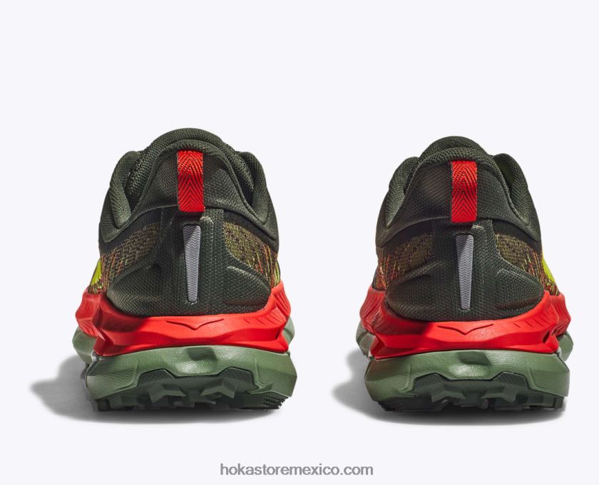 hombres Hoka mafate velocidad 4 62T0RT498 tomillo/fiesta