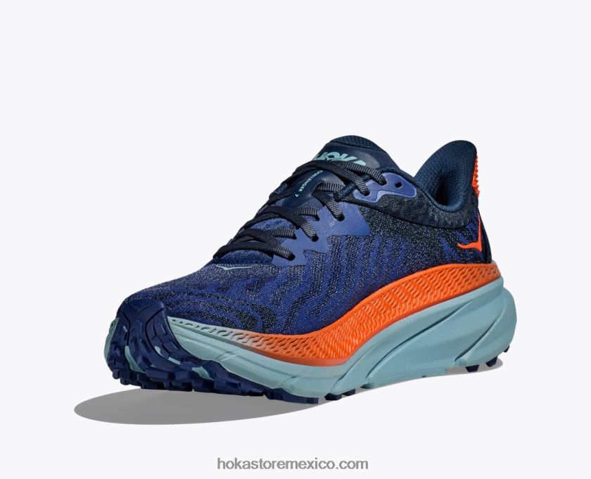 hombres Hoka retador 7 62T0RT494 azul manantial/azul piedra