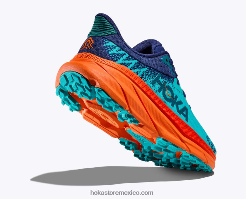 hombres Hoka retador 7 62T0RT495 cerámica/naranja vibrante