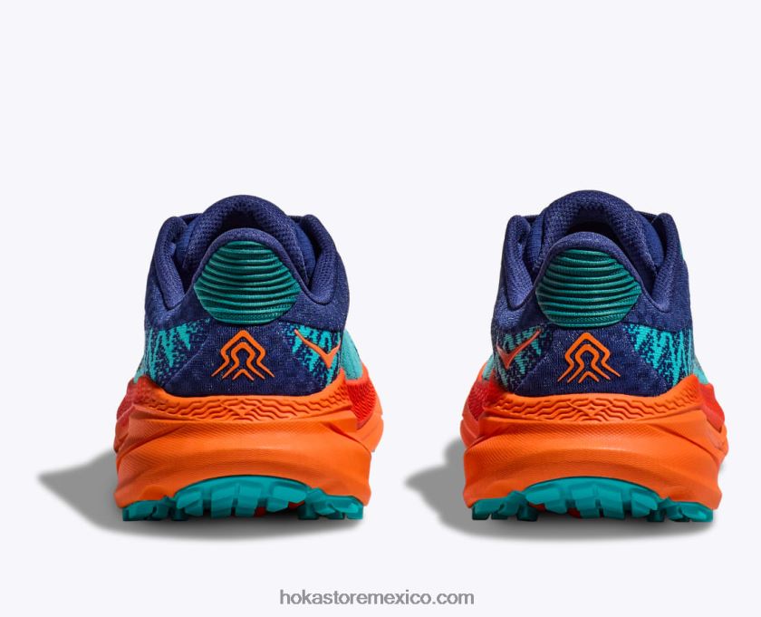 hombres Hoka retador 7 62T0RT495 cerámica/naranja vibrante