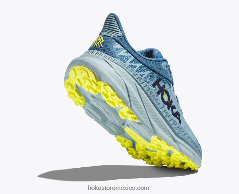 hombres Hoka retador 7 62T0RT497 azul piedra/prímula
