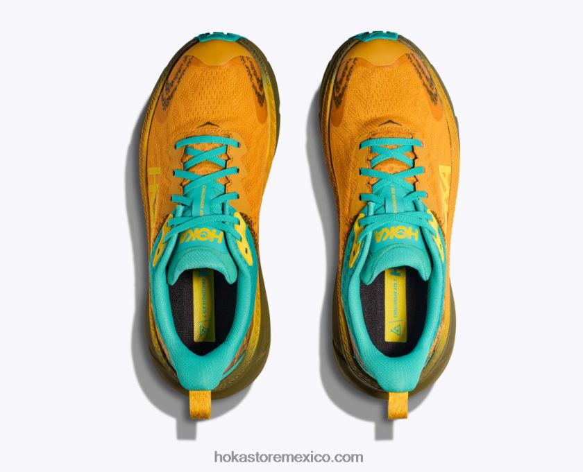 hombres Hoka retador 7 gtx 62T0RT482 amarillo dorado/aguacate