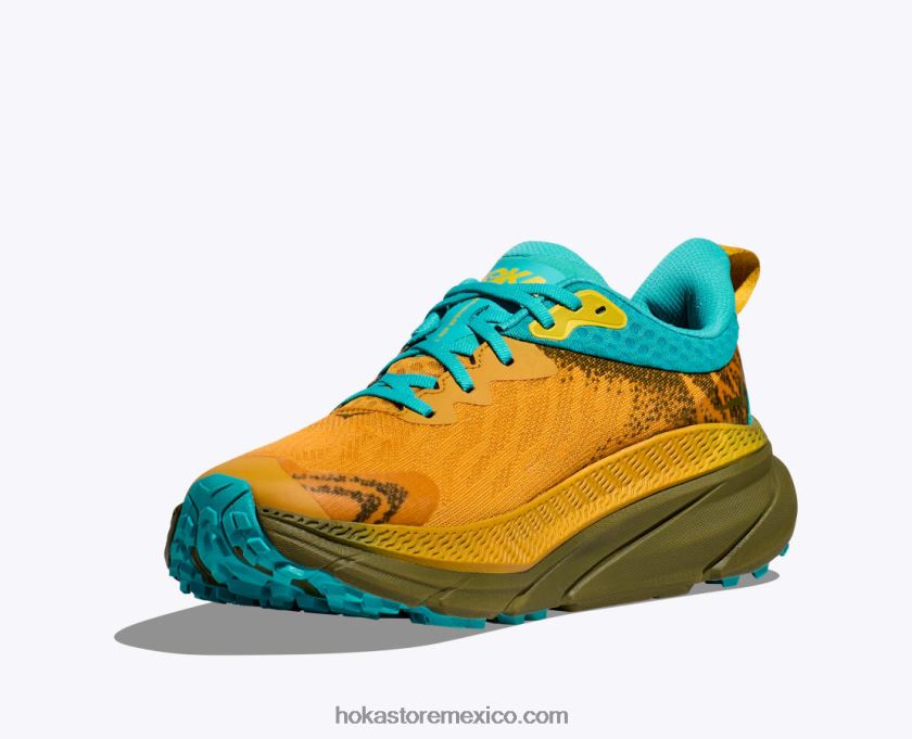 hombres Hoka retador 7 gtx 62T0RT482 amarillo dorado/aguacate