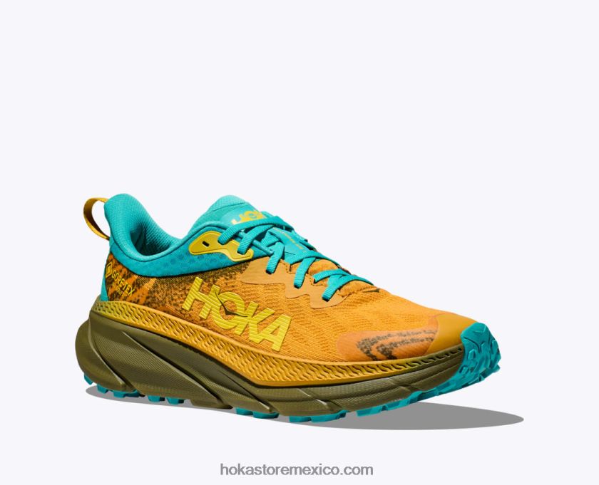 hombres Hoka retador 7 gtx 62T0RT482 amarillo dorado/aguacate