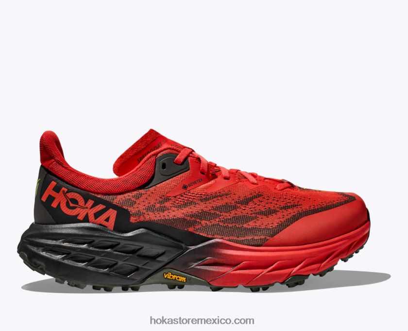 hombres Hoka speedgoat 5 gtx 62T0RT484 fiesta/tomillo