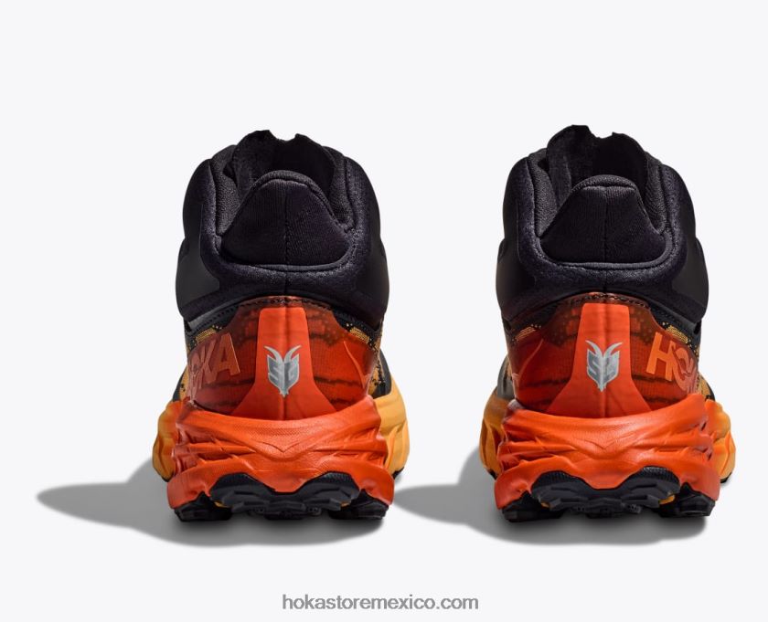 hombres Hoka speedgoat 5 mid gtx 62T0RT486 grafito azul/amarillo ámbar