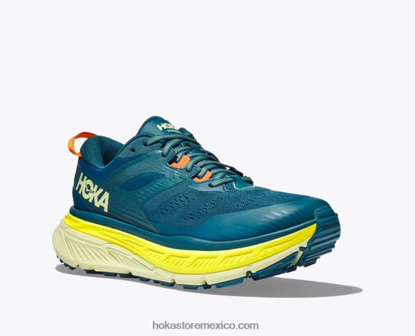hombres Hoka stinson 6 62T0RT503 coral azul/mariposa