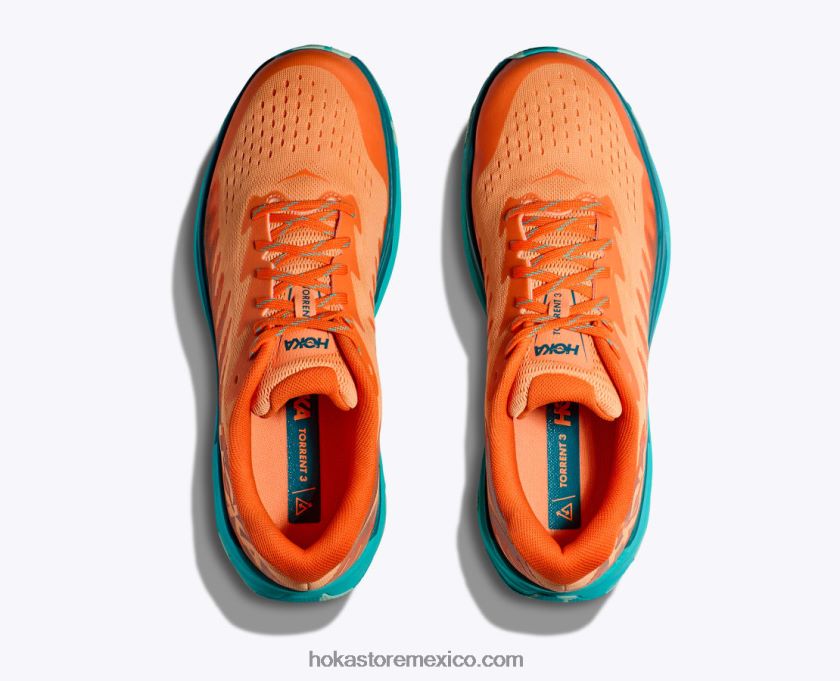hombres Hoka torrente 3 62T0RT506 imitación naranja/cerámica