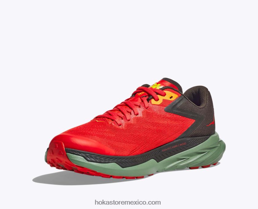 hombres Hoka zinal 62T0RT512 fiesta/oliva negra