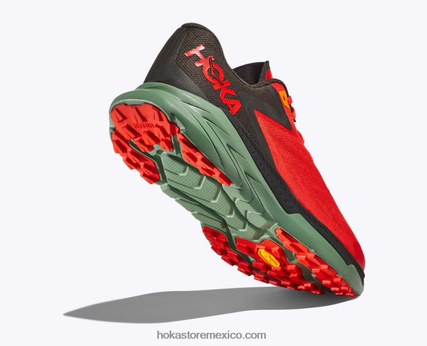 hombres Hoka zinal 62T0RT512 fiesta/oliva negra