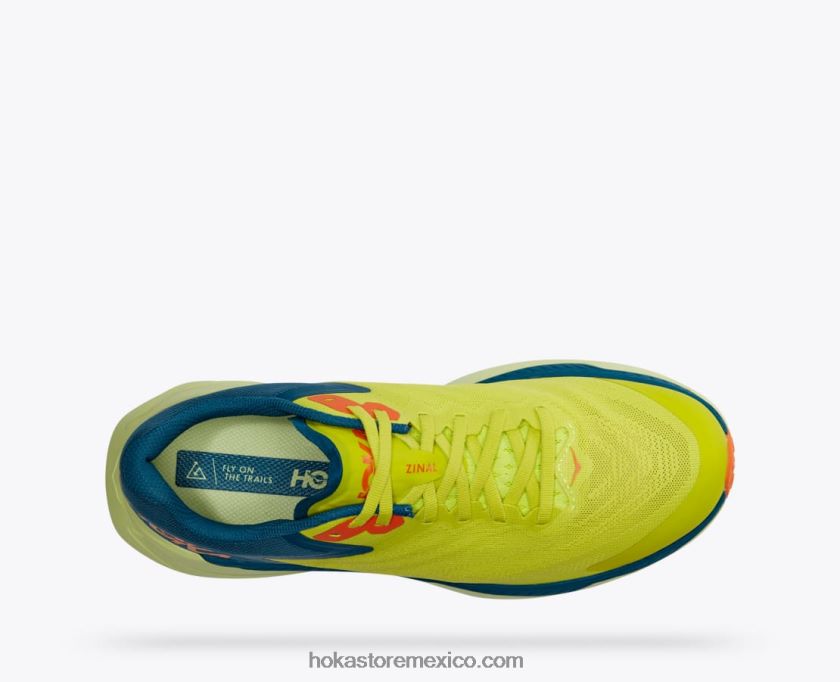 hombres Hoka zinal 62T0RT513 onagra/coral azul