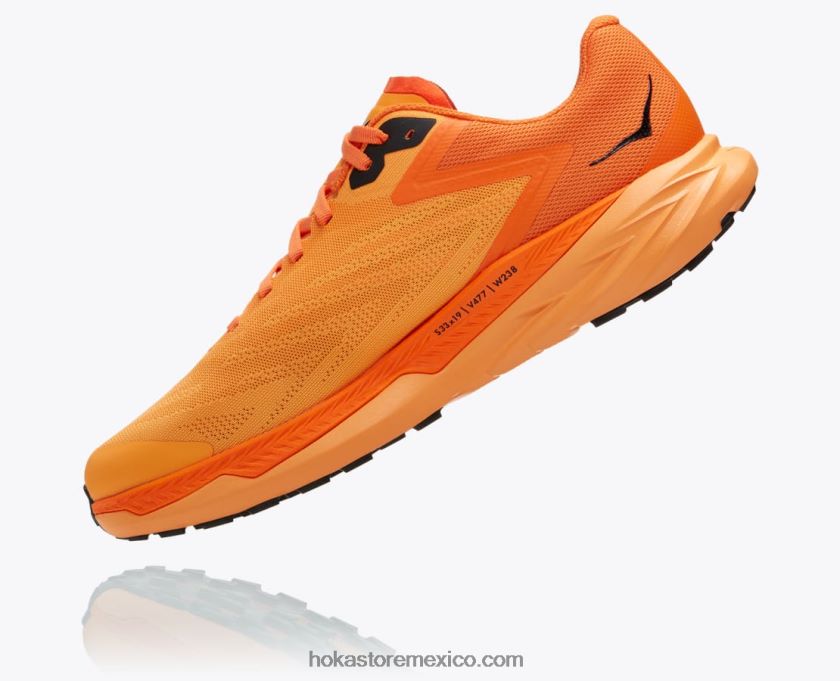 hombres Hoka zinal 62T0RT514 naranja ardiente/naranja caqui
