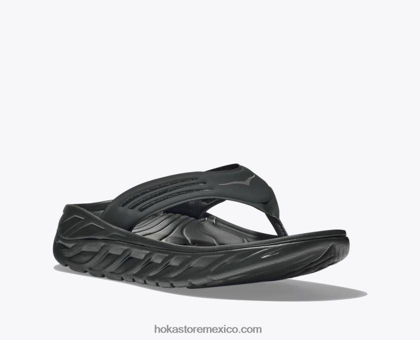 hombres Hoka voltereta de recuperación ora 62T0RT562 negro/gris gaviota oscuro