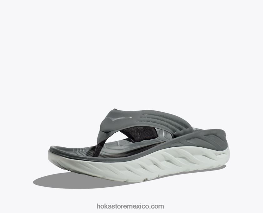 hombres Hoka voltereta de recuperación ora 62T0RT563 verde balsamo/mercurio