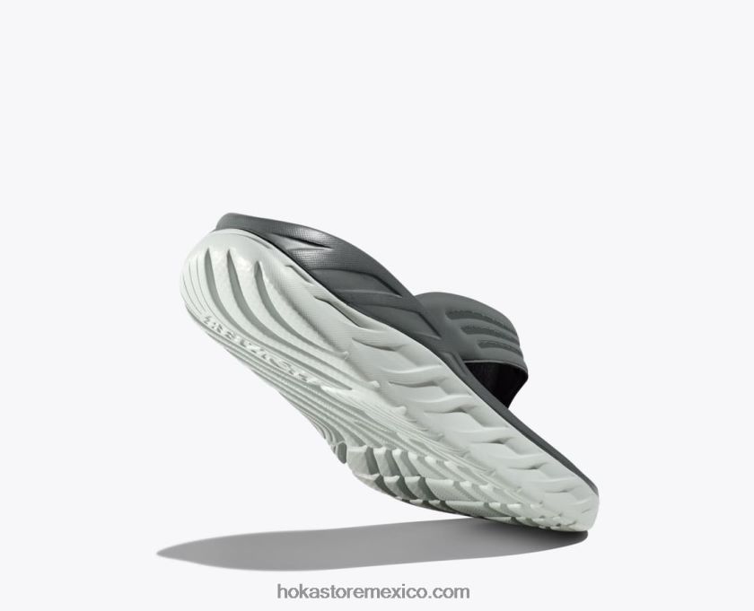 hombres Hoka voltereta de recuperación ora 62T0RT563 verde balsamo/mercurio