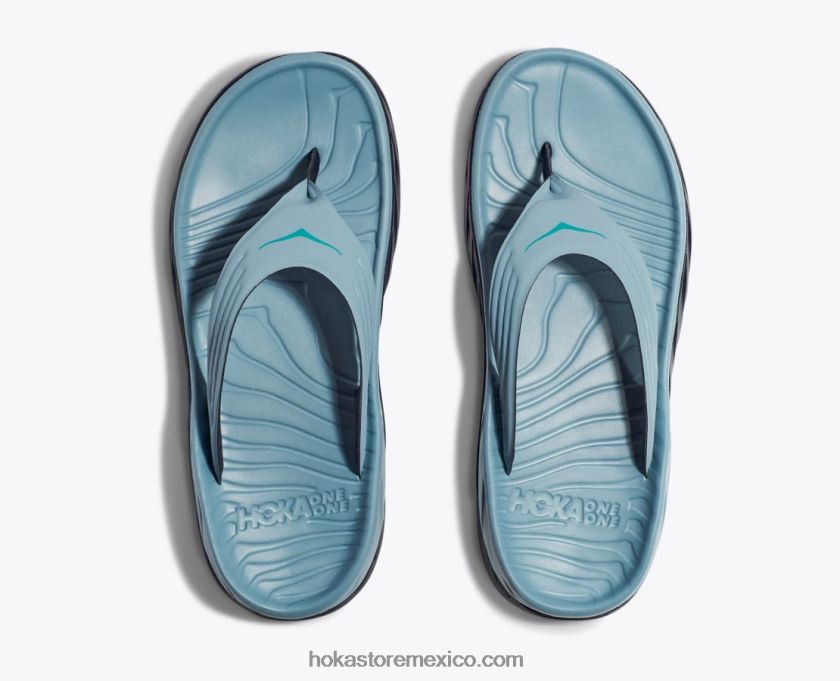 hombres Hoka voltereta de recuperación ora 62T0RT564 piedra azul/espacio exterior