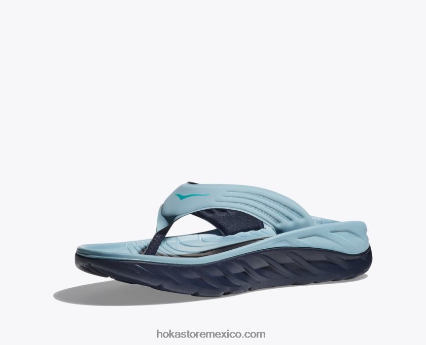 hombres Hoka voltereta de recuperación ora 62T0RT564 piedra azul/espacio exterior