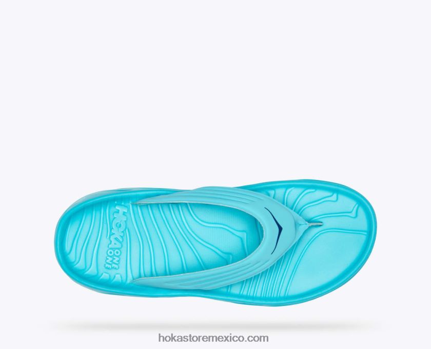 hombres Hoka voltereta de recuperación ora 62T0RT566 azul marino/azul mandón