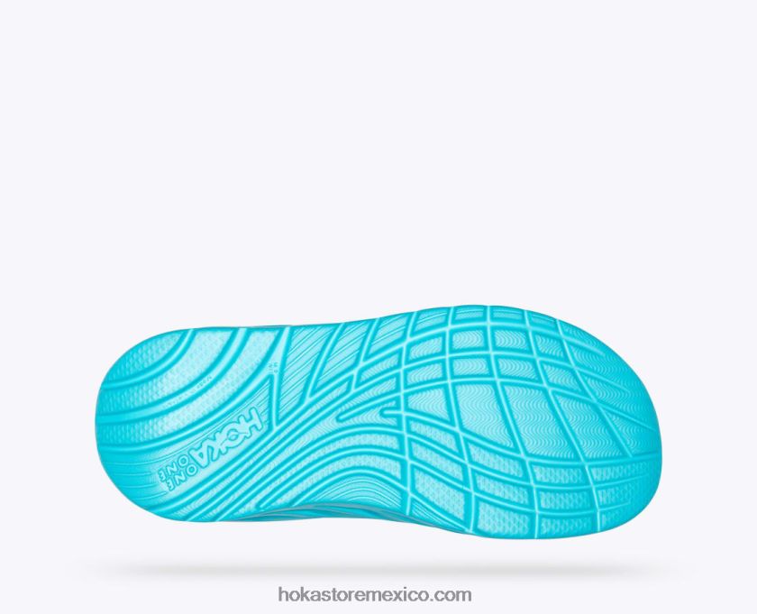 hombres Hoka voltereta de recuperación ora 62T0RT566 azul marino/azul mandón