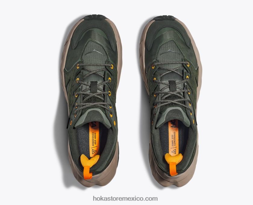 hombres Hoka anacapa baja gtx 62T0RT540 bolso de lona/amarillo radiante