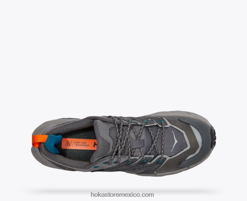 hombres Hoka anacapa baja gtx 62T0RT541 Castlerock/piel de tiburón