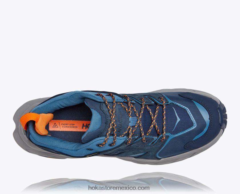 hombres Hoka anacapa baja gtx 62T0RT544 espacio exterior/trullo real