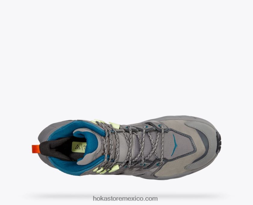 hombres Hoka anacapa mid gtx 62T0RT536 piel de tiburón/coral azul