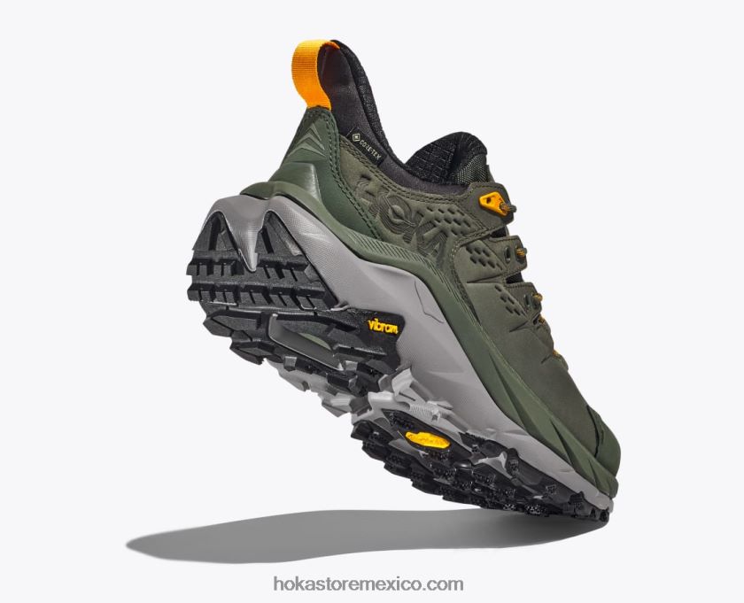 hombres Hoka kaha 2 baja gtx 62T0RT552 tomillo/amarillo radiante