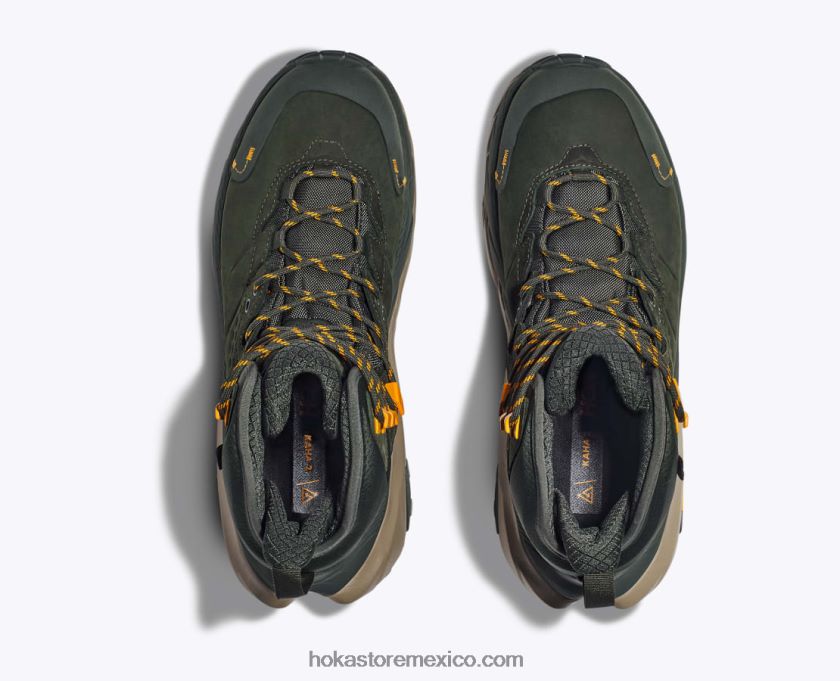 hombres Hoka kaha 2 gtx 62T0RT548 bolso de lona/amarillo radiante