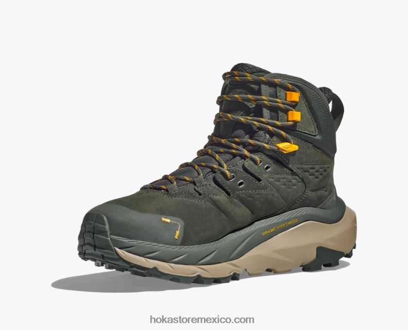 hombres Hoka kaha 2 gtx 62T0RT548 bolso de lona/amarillo radiante