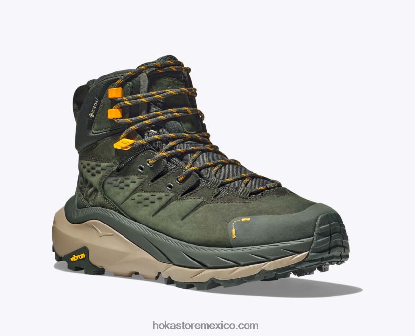hombres Hoka kaha 2 gtx 62T0RT548 bolso de lona/amarillo radiante