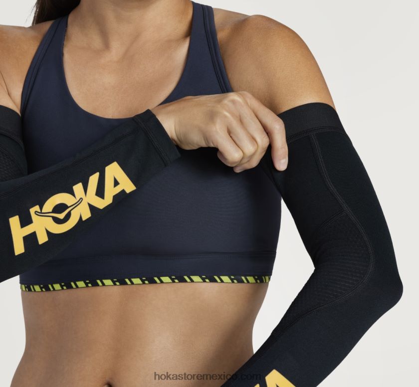 mujer Hoka mangas de brazo de vuelo 62T0RT406 diva azul