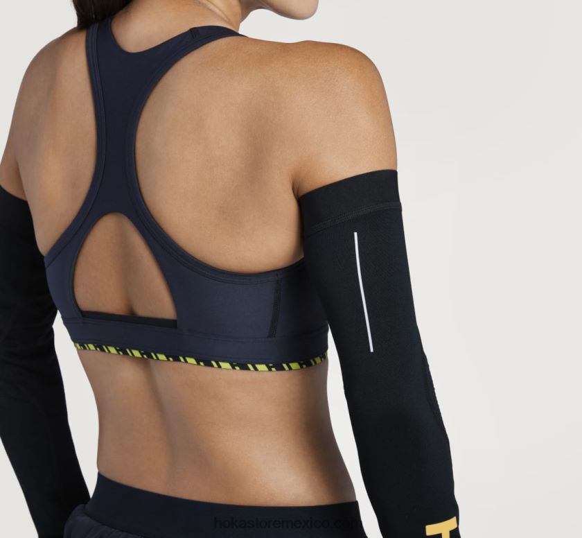 mujer Hoka mangas de brazo de vuelo 62T0RT406 diva azul