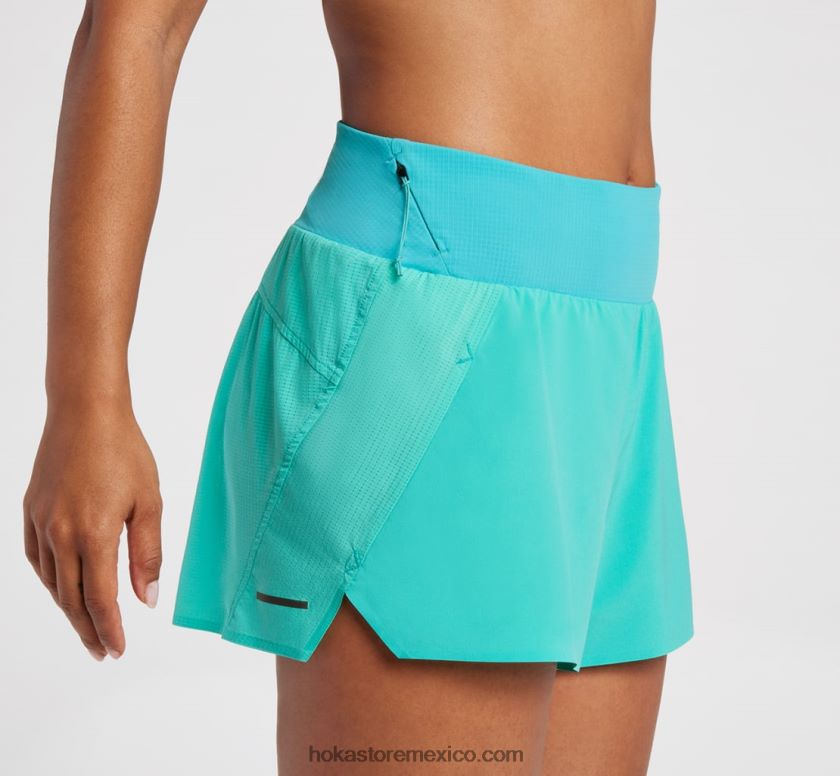 mujer Hoka 4\" corto 62T0RT356 todos a bordo