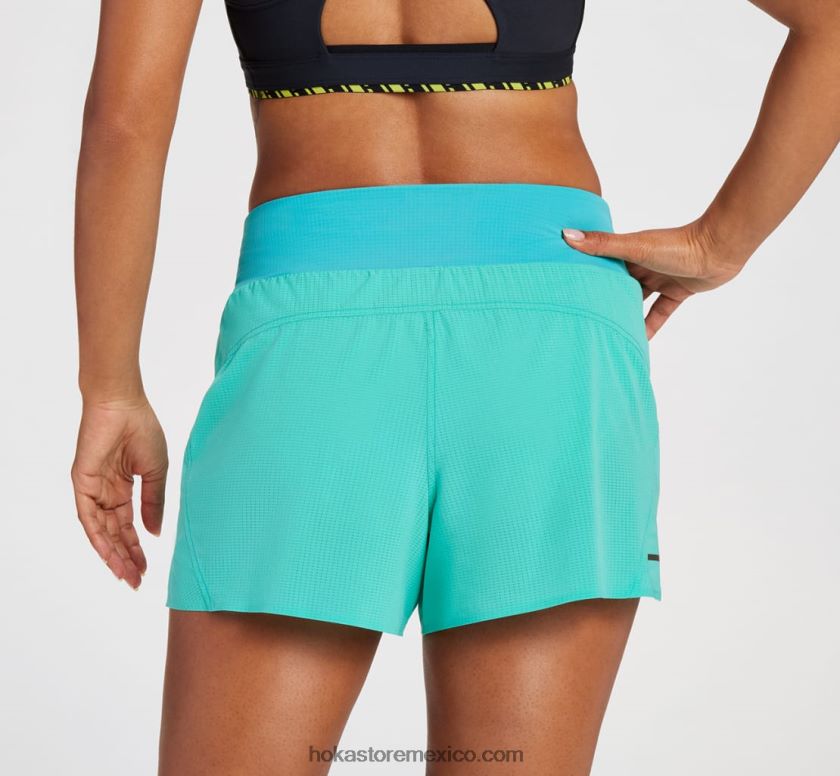 mujer Hoka 4\" corto 62T0RT356 todos a bordo