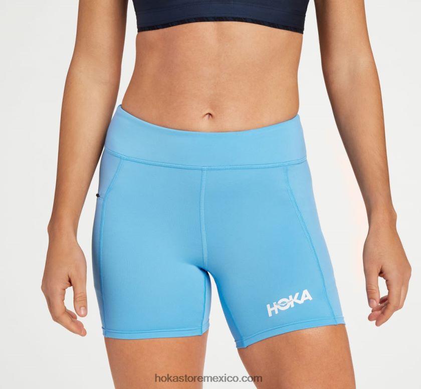 mujer Hoka hupana 5" corto 62T0RT366 negro