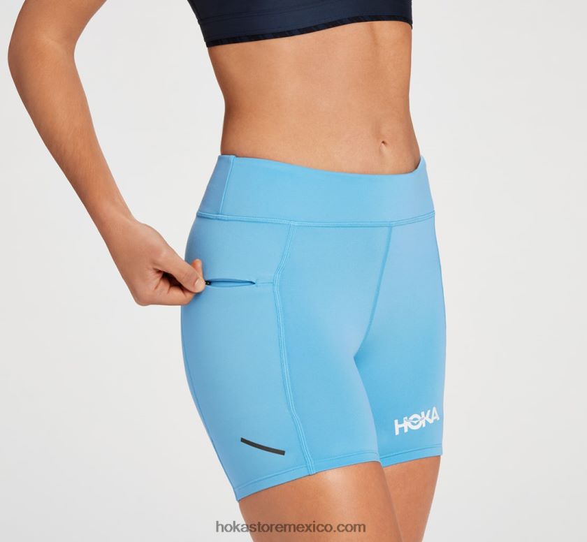 mujer Hoka hupana 5\" corto 62T0RT366 negro