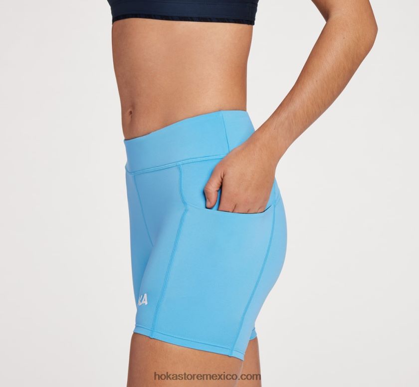 mujer Hoka hupana 5\" corto 62T0RT366 negro