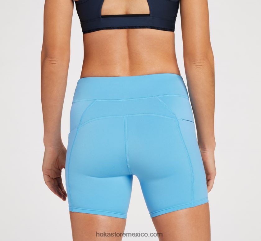 mujer Hoka hupana 5\" corto 62T0RT366 negro